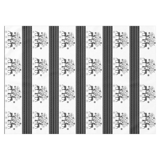 kerstpatronen tafelkleed (Voorkant (Horizontaal))