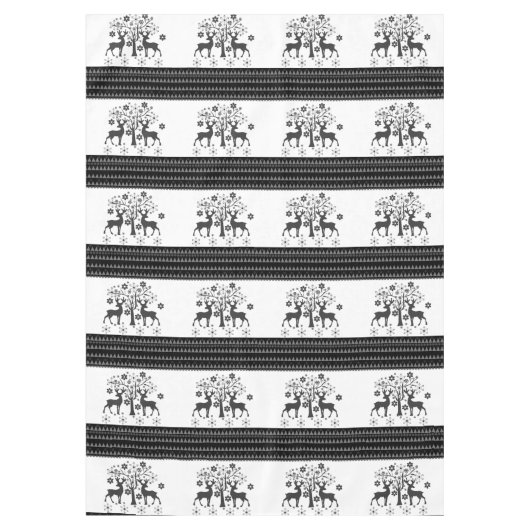 kerstpatronen tafelkleed (Voorkant)