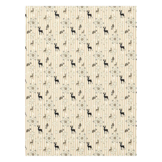 kerstpatronen tafelkleed (Voorkant)