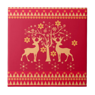 kerstpatronen tegeltje