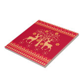 kerstpatronen tegeltje (Zijkant)