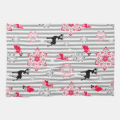 kerstpatronen theedoek (Horizontaal)