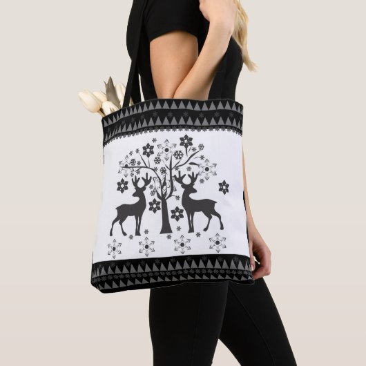 kerstpatronen tote bag (Dichtbij)