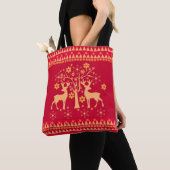 kerstpatronen tote bag (Dichtbij)