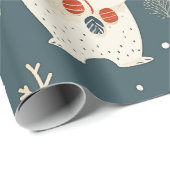 kerstpatronen voor Beer Cadeaupapier (Rol Hoek)