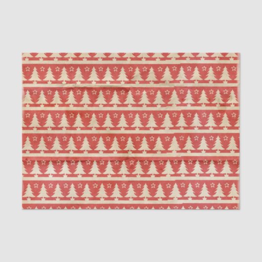  kerstpatronen voor feestdagen tissuepapier (Voorkant)