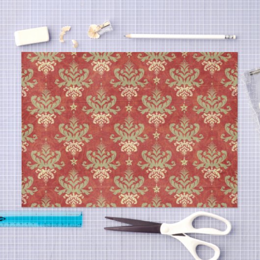 kerstpatronen voor feestdagen tissuepapier (Craft)