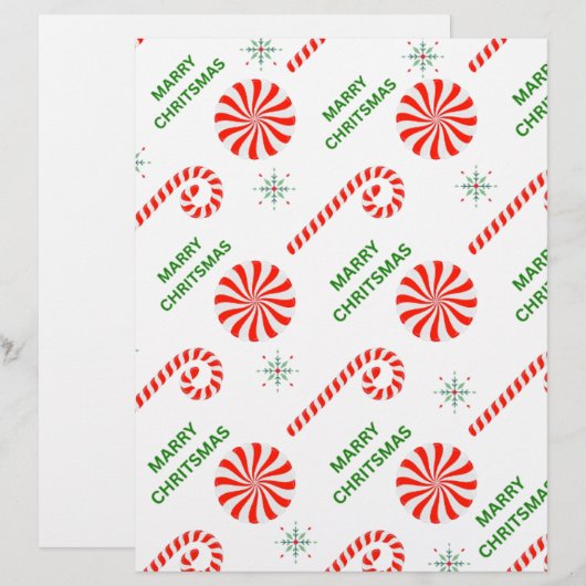 Kerstpatroon (Voorkant / Achterkant)