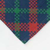 Kerstpatroon 104 fleece deken (Hoek)