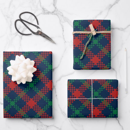 Kerstpatroon 104 inpakpapier vel (Voorkant)
