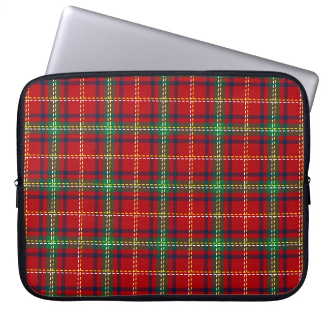 Kerstpatroon 111 laptop sleeve (Voorkant)