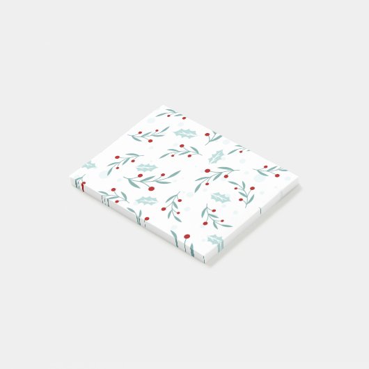Kerstpatroon 112 post-it® notes (Schuin)