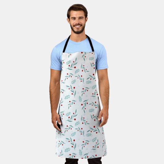 Kerstpatroon 112 schort (Gedragen)