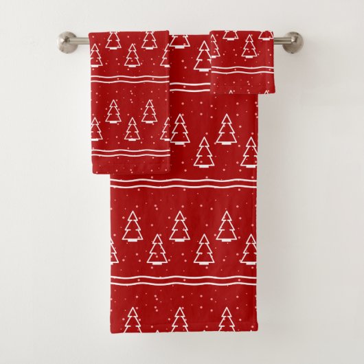 Kerstpatroon 116 bad handdoek (Insitu)