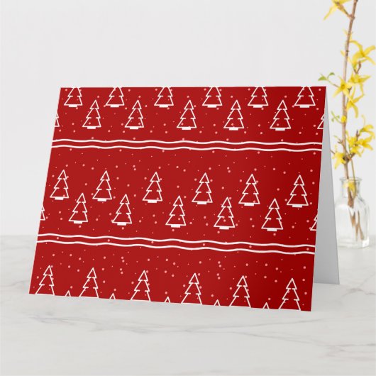 Kerstpatroon 116 kaart (Gele Bloem)