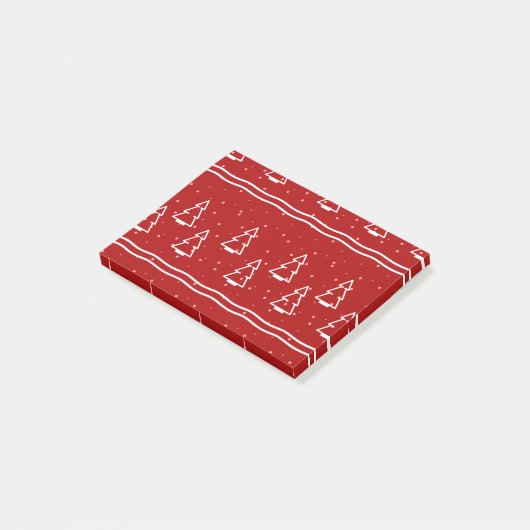 Kerstpatroon 116 post-it® notes (Schuin)