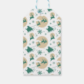 Kerstpatroon 118 cadeaulabel (Achterkant)