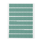 Kerstpatroon 121 adreslabel wikkel (Vel)