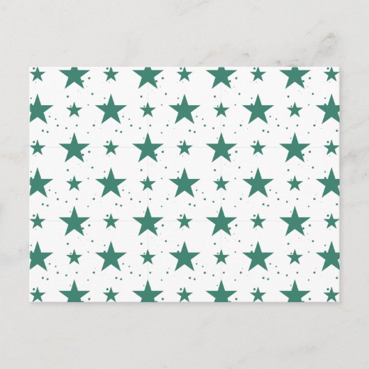 Kerstpatroon 123 briefkaart (Voorkant)