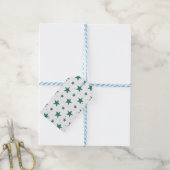 Kerstpatroon 123 cadeaulabel (Met Touw)