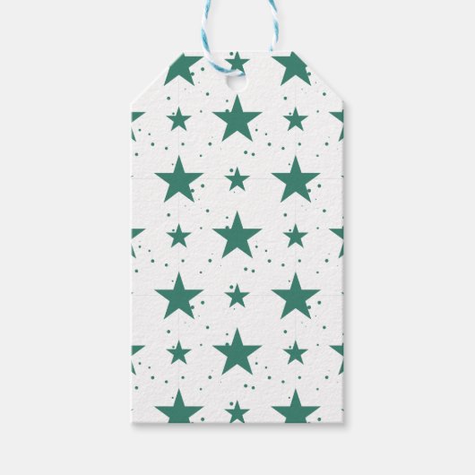 Kerstpatroon 123 cadeaulabel (Voorkant)