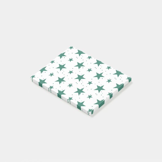 Kerstpatroon 123 post-it® notes (Schuin)