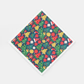 Kerstpatroon 1 - Papieren servet (Hoek)