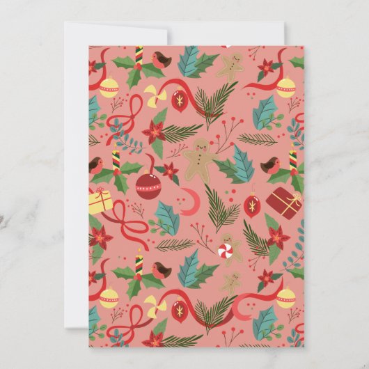 Kerstpatroon 2 bedankkaart (Achterkant)