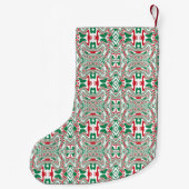 Kerstpatroon 2 kleine kerstsok (Achterkant)