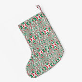 Kerstpatroon 2 kleine kerstsok (Achterkant (Hangend))