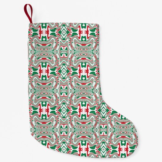 Kerstpatroon 2 kleine kerstsok (Voorkant)