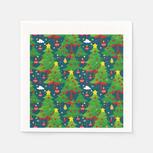 Kerstpatroon 2 - Papieren servet (Voorkant)