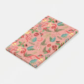 Kerstpatroon 2 post-it® notes (Schuin)