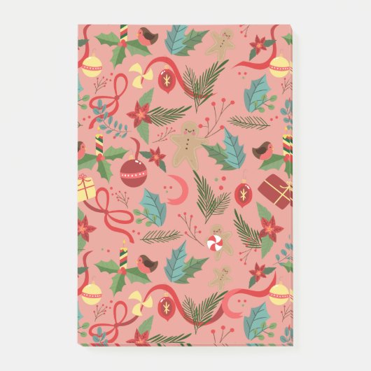 Kerstpatroon 2 post-it® notes (Voorkant)