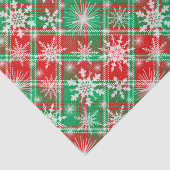 kerstpatroon 2 voor spelvlokken en snowflakes tissuepapier (Detail)