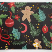 Kerstpatroon 3 drieluik wenskaart (Binnenkant midden)