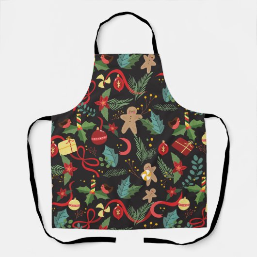 Kerstpatroon 3 schort (Voorkant)