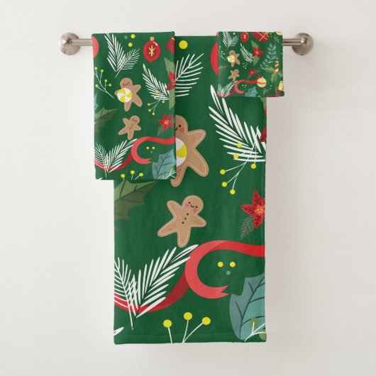 Kerstpatroon 5 bad handdoek (Insitu)