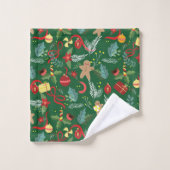Kerstpatroon 5 bad handdoek (Wasdoekje)