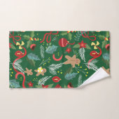 Kerstpatroon 5 bad handdoek (Handdoek)