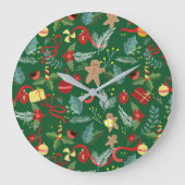 Kerstpatroon 5 grote klok (Voorkant)