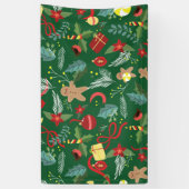 Kerstpatroon 5 spandoek (Verticaal)