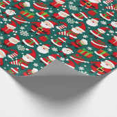 Kerstpatroon 6 - inpakpapier (Hoek)