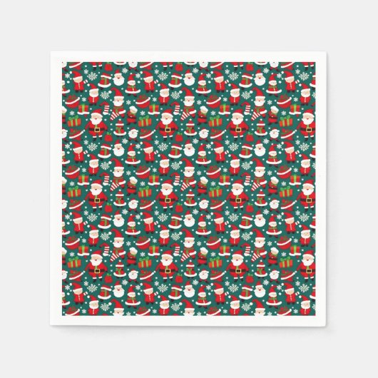 Kerstpatroon 6 - Papieren servetten (Voorkant)