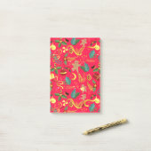 Kerstpatroon 6 post-it® notes (Op bureau)