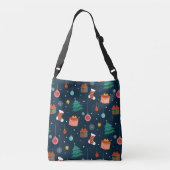 Kerstpatroon 96 crossbody tas (Achterkant)