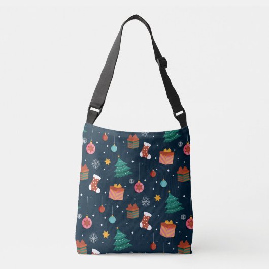 Kerstpatroon 96 crossbody tas (Voorkant)