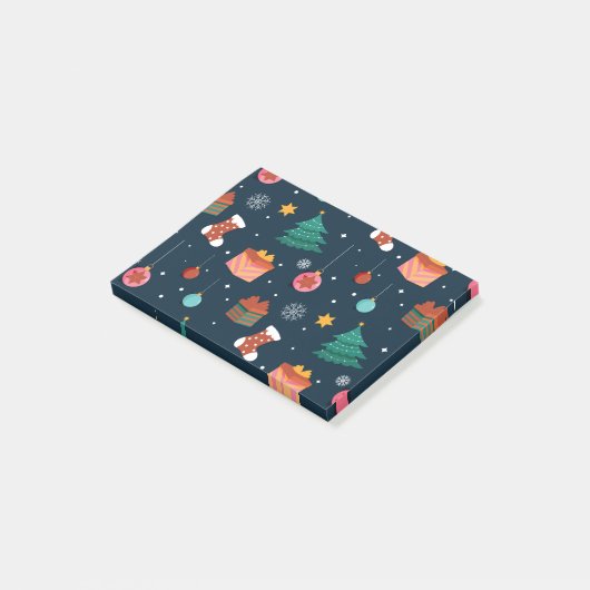 Kerstpatroon 96 post-it® notes (Schuin)