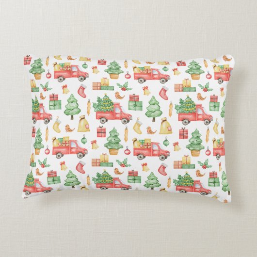  kerstpatroon accent kussen (Achterkant)