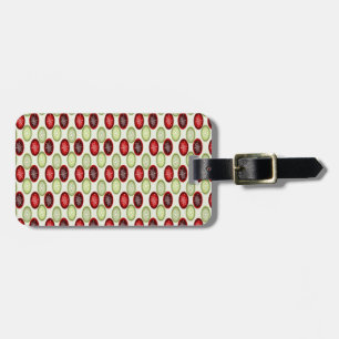 kerstpatroon bagagelabel